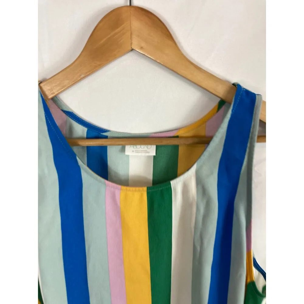 Abound Rainbow Stripe Tank Size Medium - Image 2