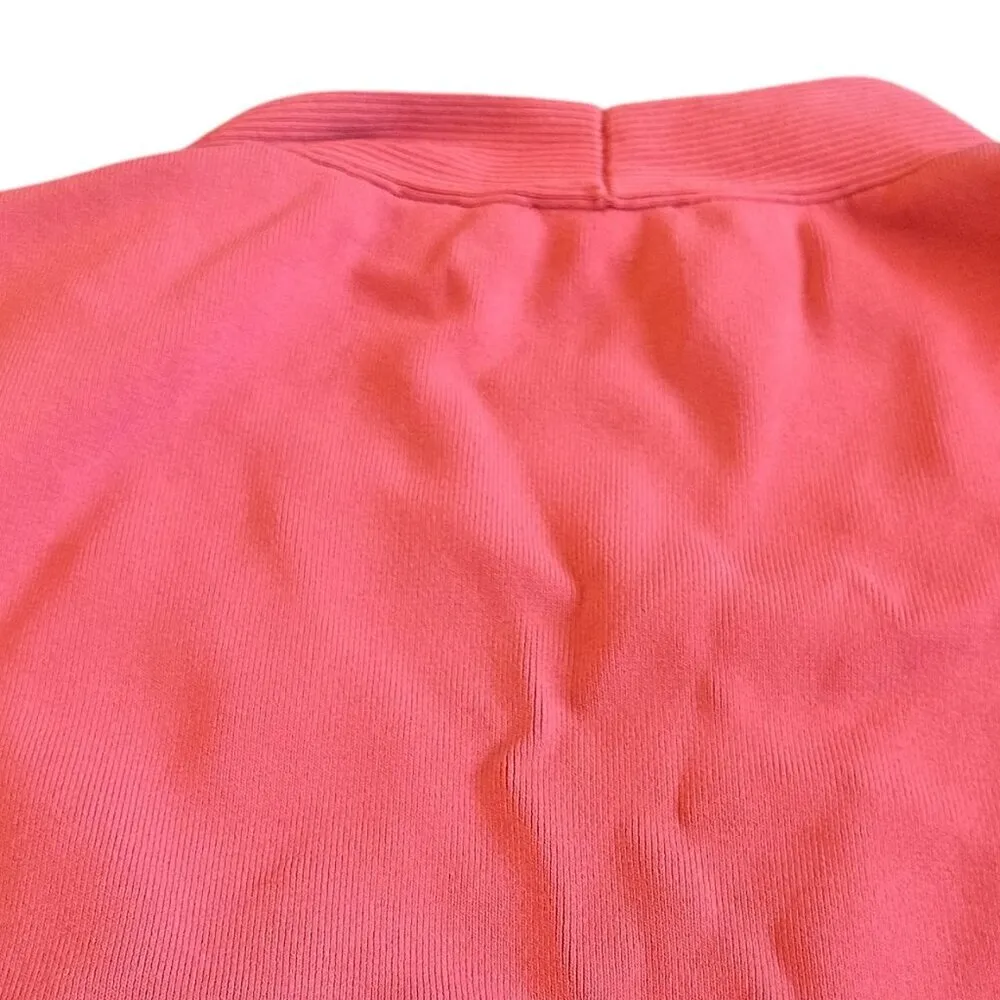 Ted Baker London Novari Bodycon Dress Coral Ruched Sleeveless Size 6 Women's - Image 8