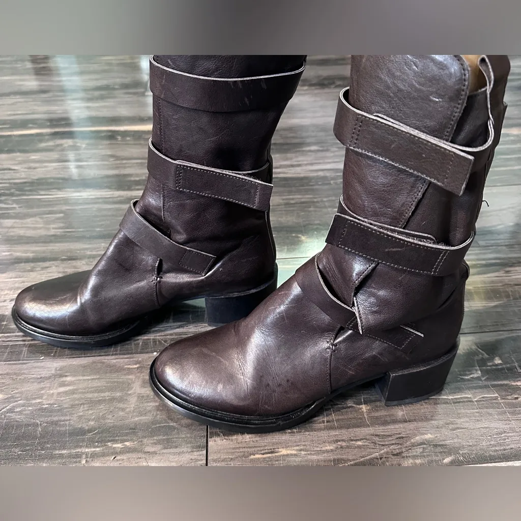 Coclico mid calf leather Mabel Boot in dark brown size‎ 36.5/6 Spain designer - Image 6