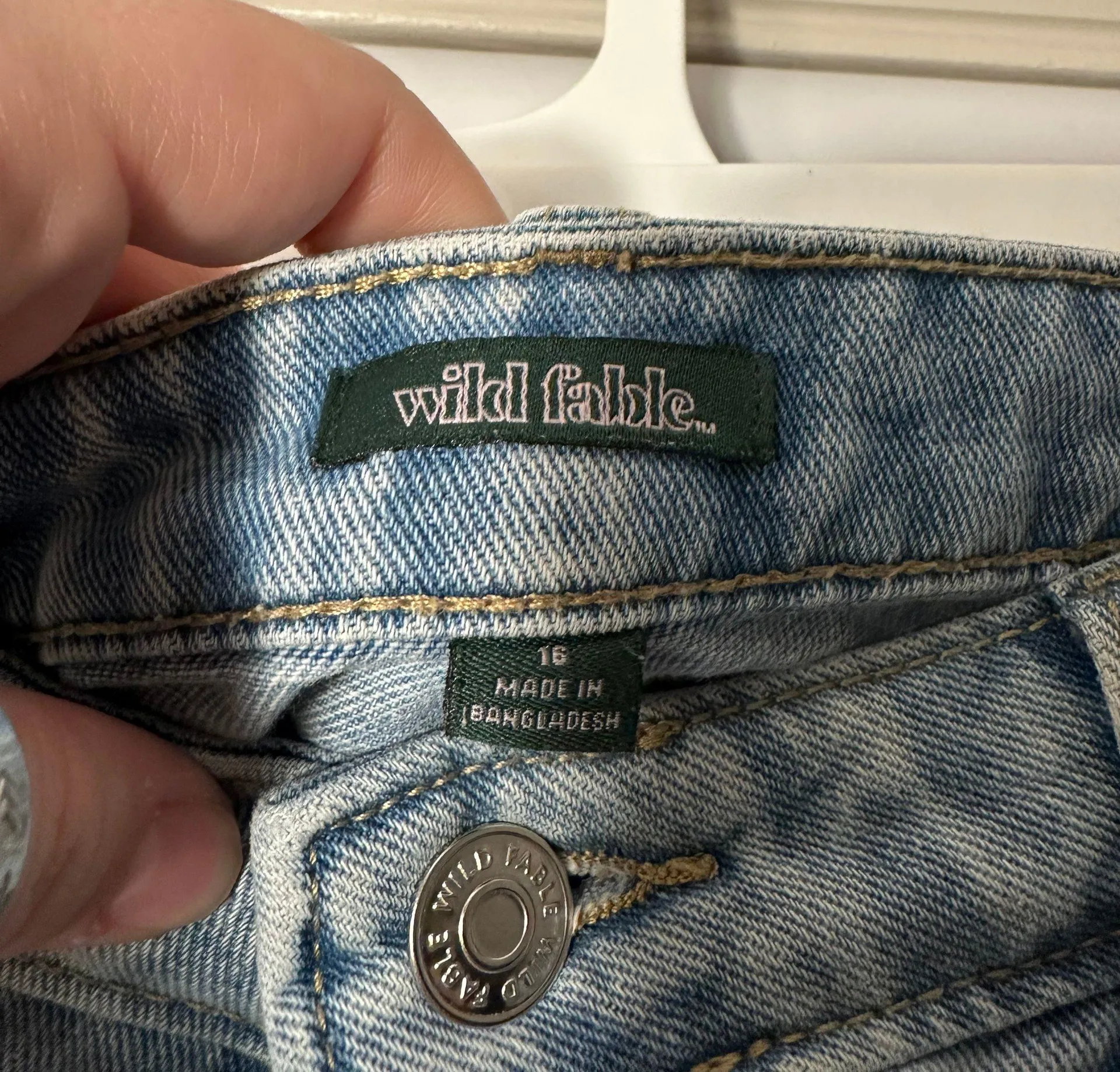 High Waisted Jean Shorts - Image 3