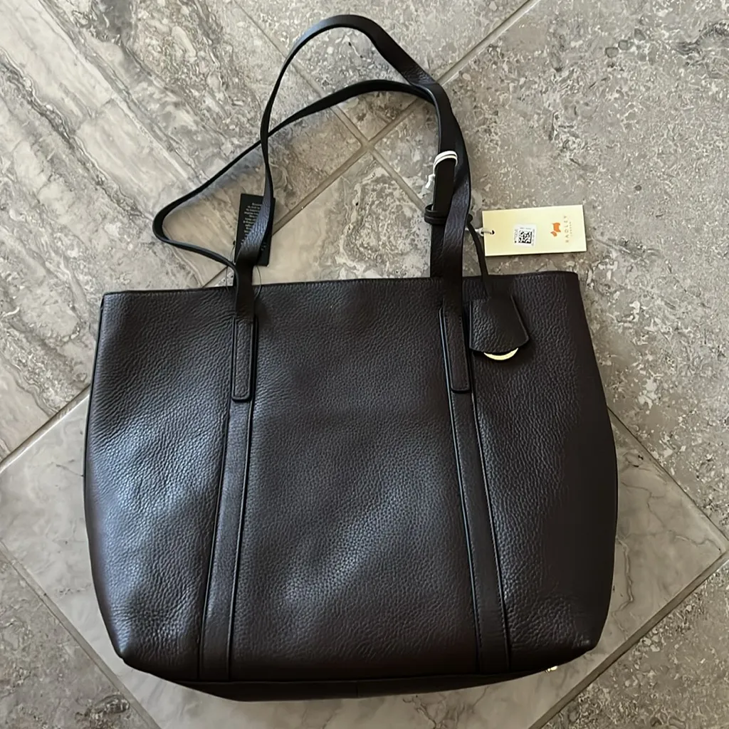 RADLEY London Museum Street Large Open-Top Tote in Dark Brown, NWT - Image 8