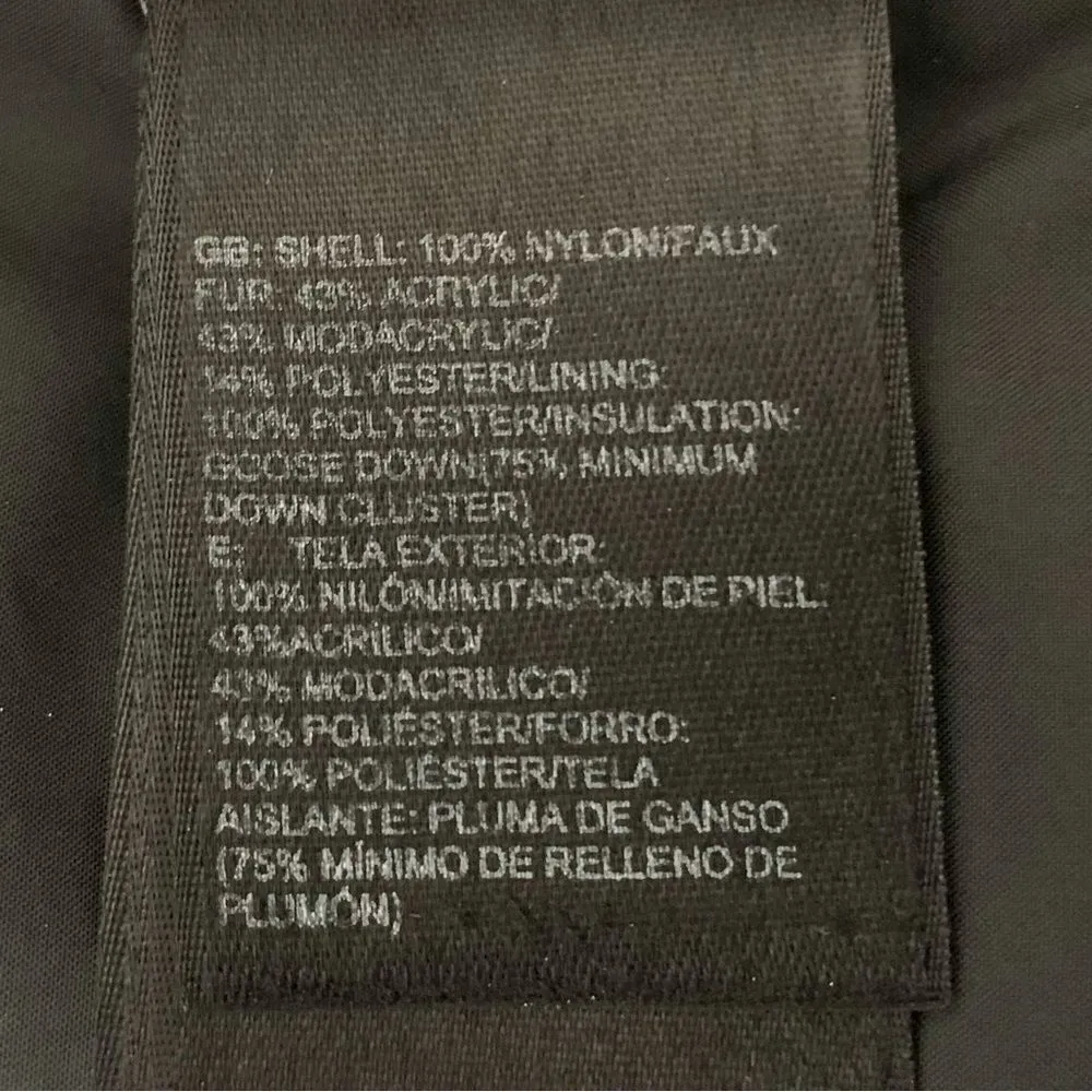 The North Face Women’s Black Hooded Arctic Parka Winter Coat Jacket - Image 13