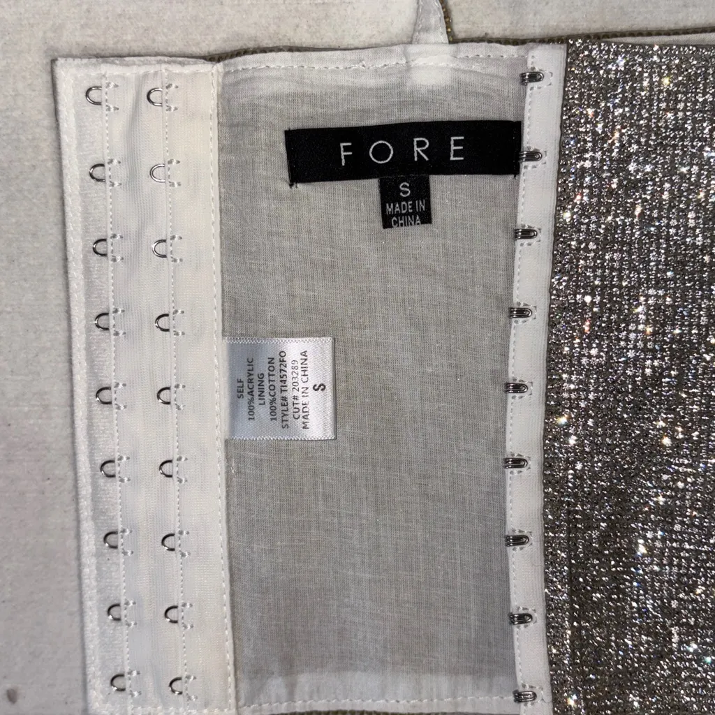 G/FORE Glittering Silver Tank Top - Image 4