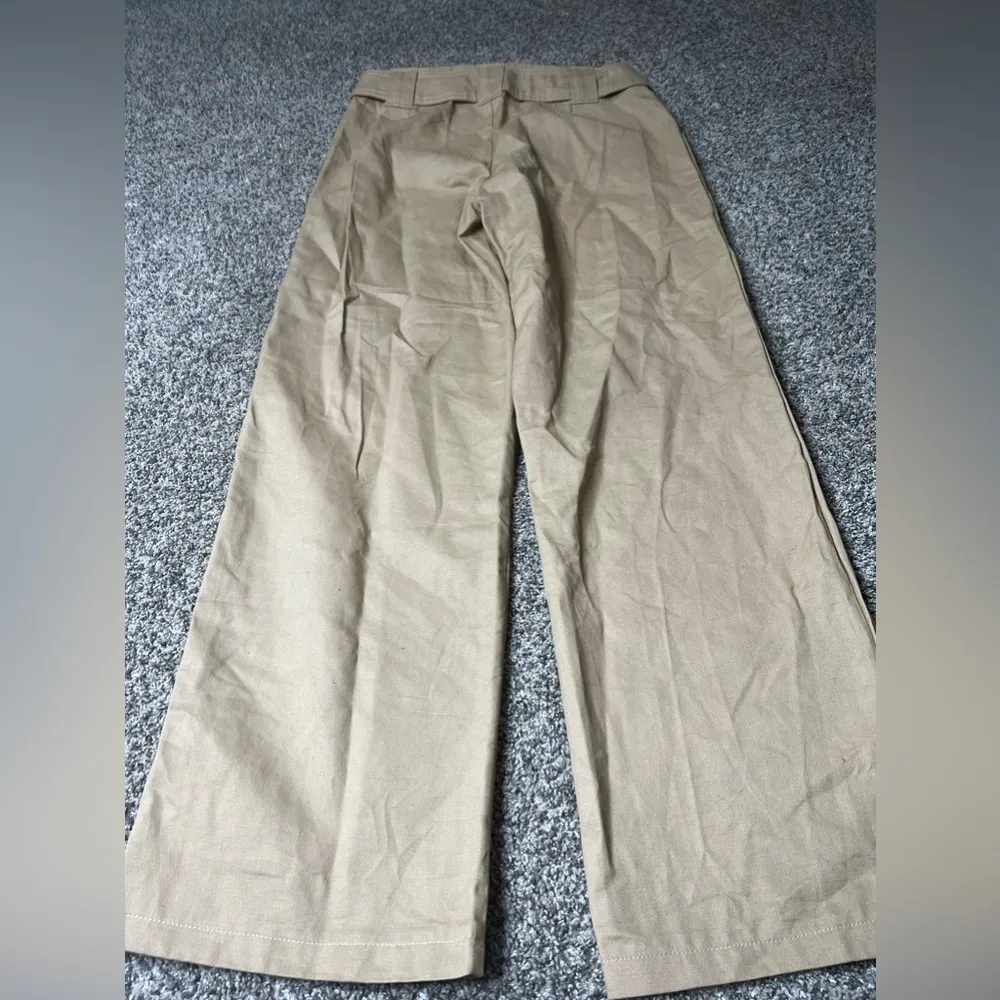 Princess Polly wide leg belted trouser pants size 4 - Image 4