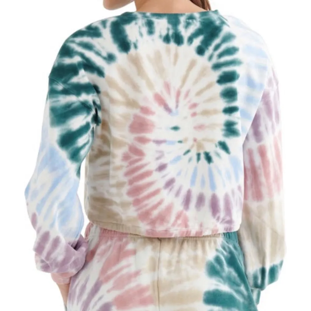 NWT Lucky Brand Tie Dye Crop Sweatshirt - Image 5