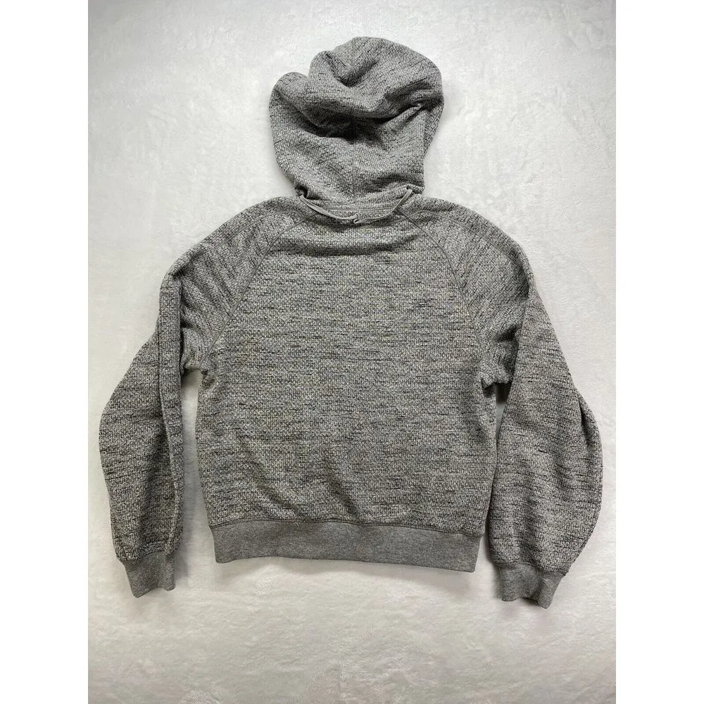 Max Studio London Womens‎ Heathered Grey Hoodie full zip Sweatshirt Sz Small - Image 8