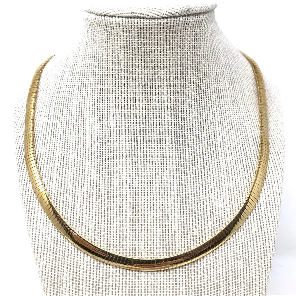 Sterling silver reversible omega necklace, made in Italy - NWOT - Image 5