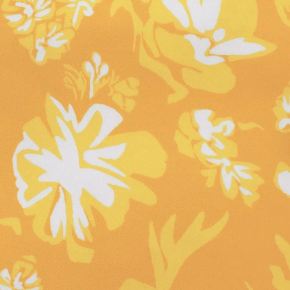 BERLOOK Reversible Yellow Floral Tie Bikini Bottom ONLY 50 Gold Size M - Image 8