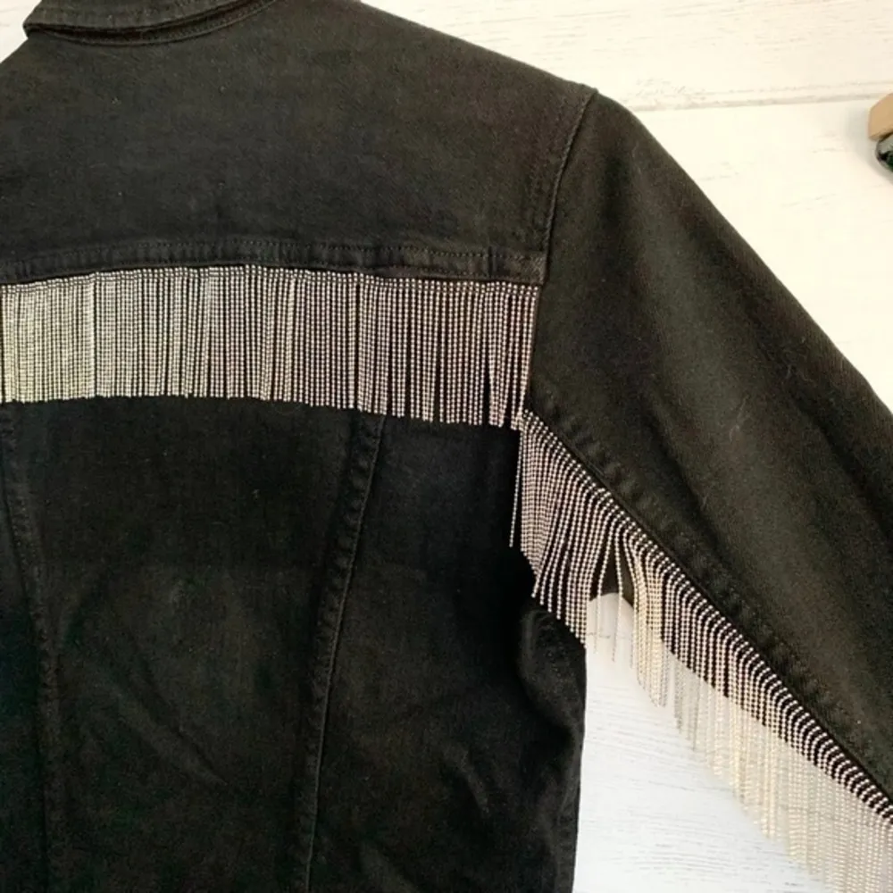 L’agence Janelle Cropped Black Jacket - Image 9