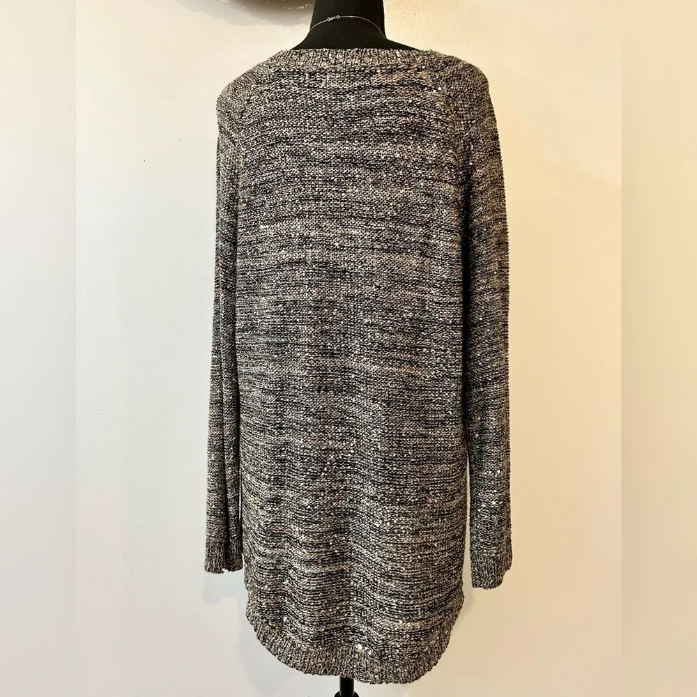 Relativity Embellished Space Dye Mini Sequin Sweater Size XL - Image 7