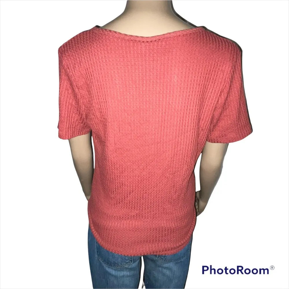 Paper Crane waffle knit waist tie tee - Image 3