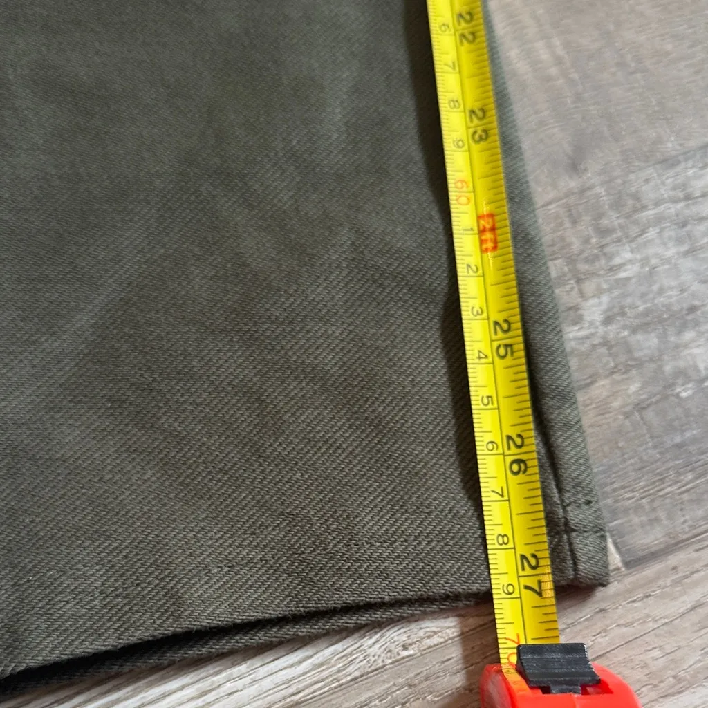 Michael Kors Dark Green Stretch Pants size L Size L - Image 7