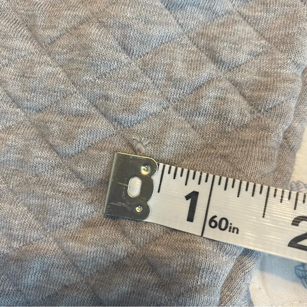 Patagonia Organic Cotton Quilted T-Snap Pullover Size Large Drifter Grey - Image 10