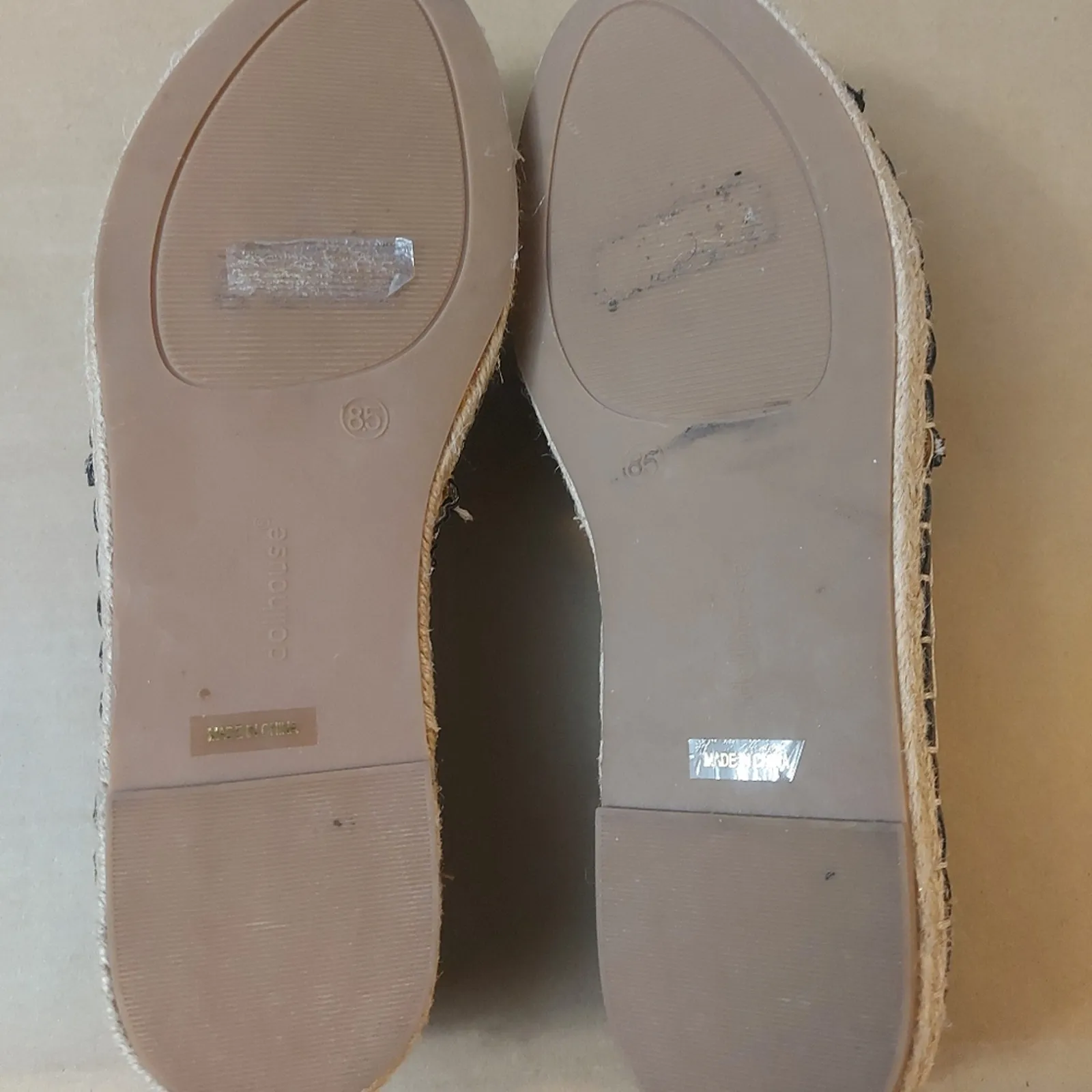 Dollhouse Selfie Black Faux Leather Slip On Espadrille 8.5 Comfy Shoes Footwear - Image 4