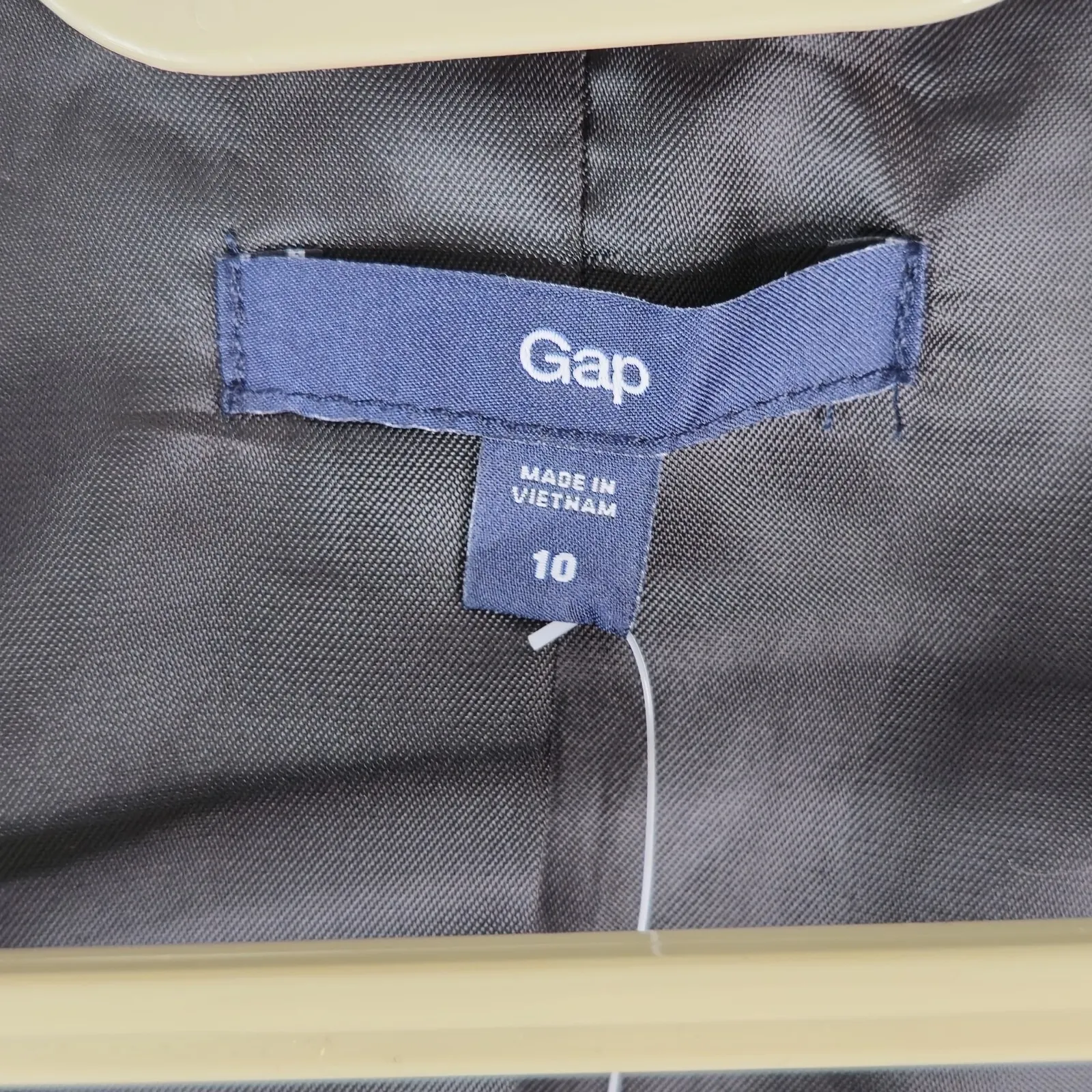 Gap Blazer Jacket Womens 10 Black 2 Button Business Professional New $98 - Image 4