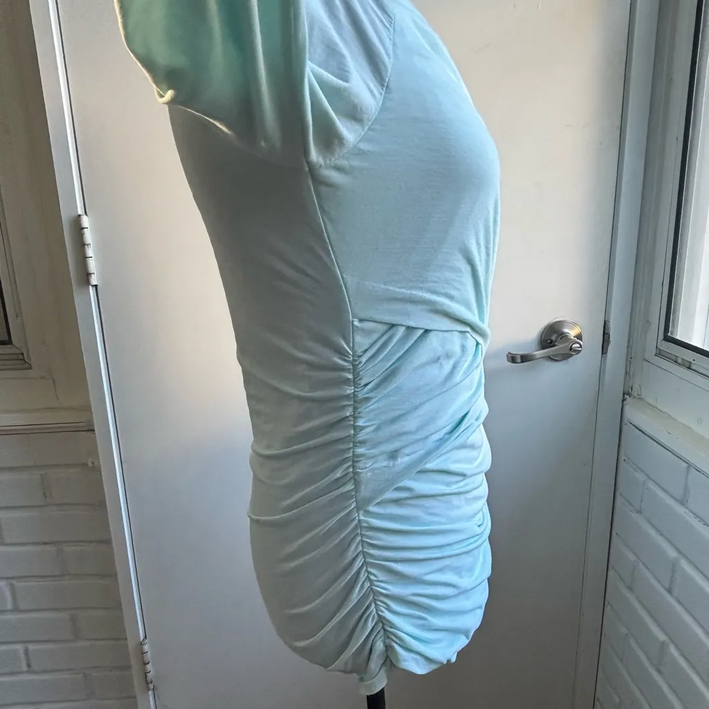 Sundance Ruched Side‎ Wrap Top small boho workwear layered classic - Image 4