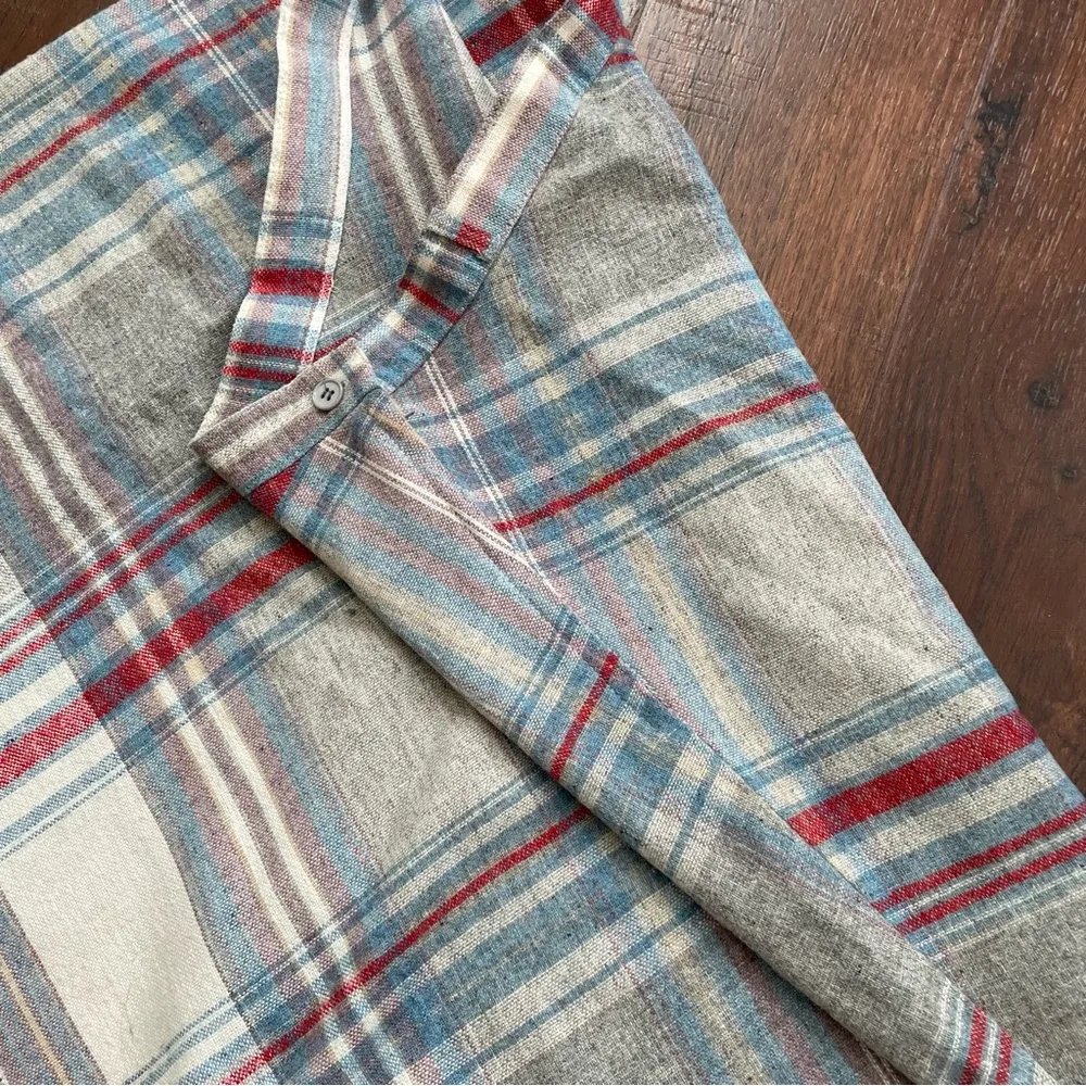 Vintage flannel wool blend skirt (size XS/S) brand: Changing Scene made in Japan - Image 5