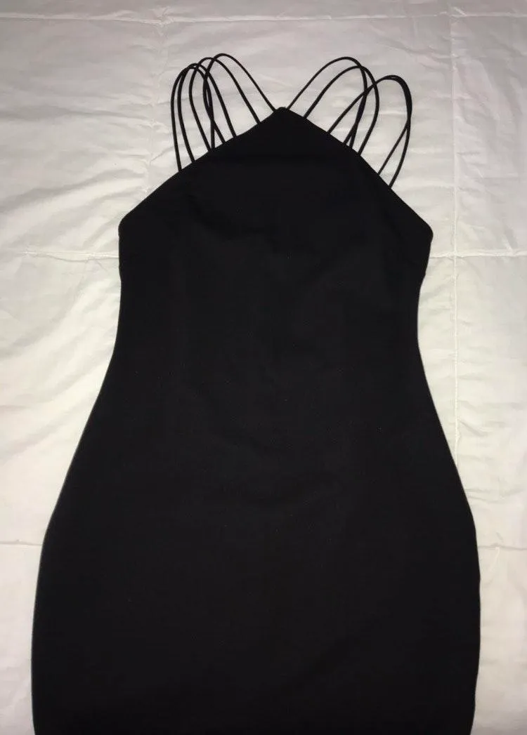 Black Bodycon Dress - Image 4