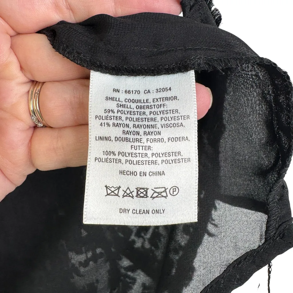 NWT ANTHROPOLOGIE SACHIN & BABI Size 8 Black Sleeveless Beaded Collar Blouse Top - Image 10