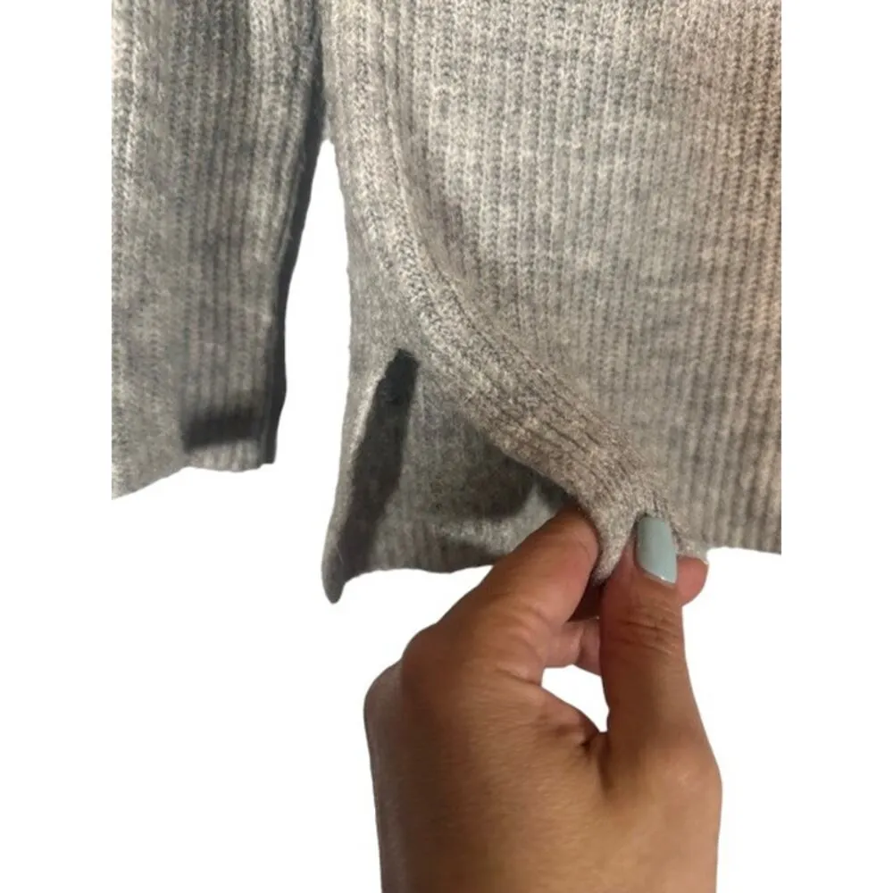 Leith Gray Long Sleeve Basic Simple Pullover Knit Sweater Women Sz S - Image 4