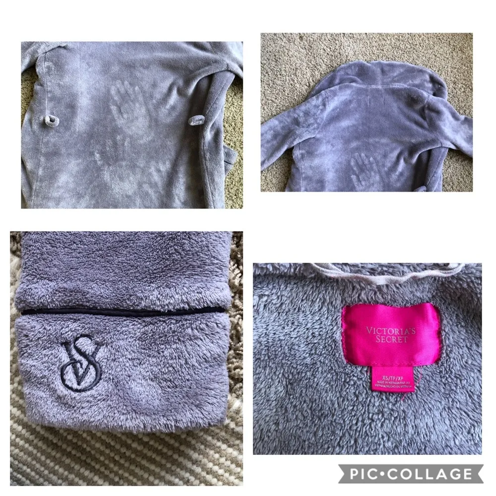 VS fuzzy bathrobe Sz XS - Image 5