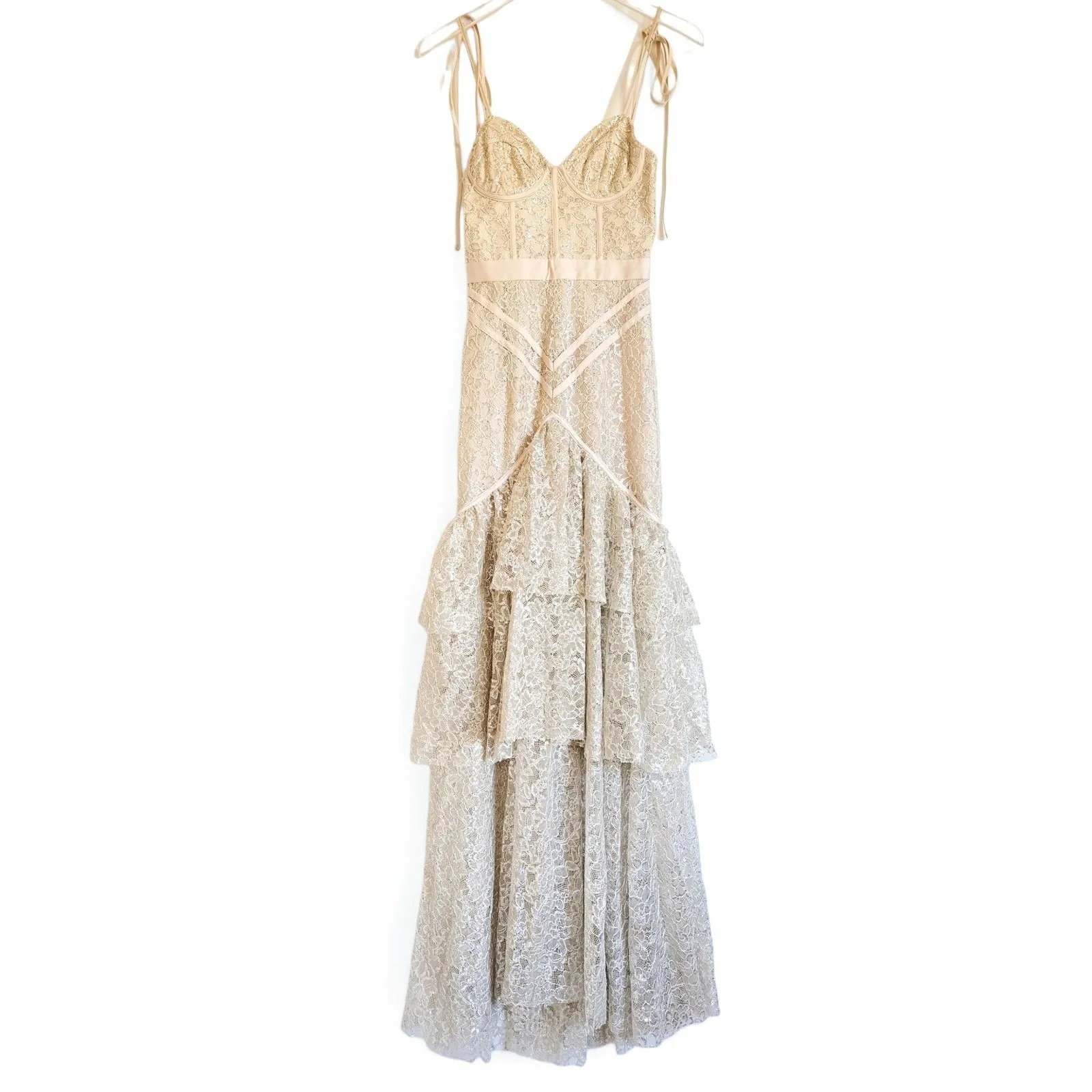 NWT Alice‎ McCall Sandstorm Wedding Gown Lace Dress US 2 Mermaid $995 - Image 6