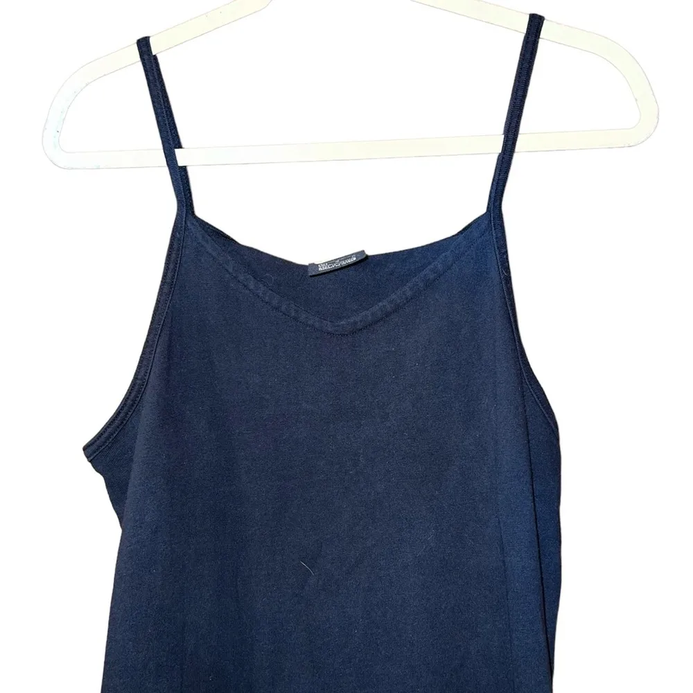 Nike Dress Womens Medium Black  Sportswear Jersey Dress Spaghetti Strap Maxi - Image 2