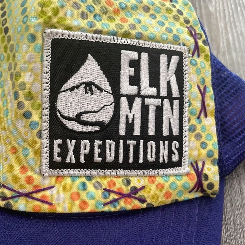 Elk Mountain Expeditions purple trucker hat - Image 2