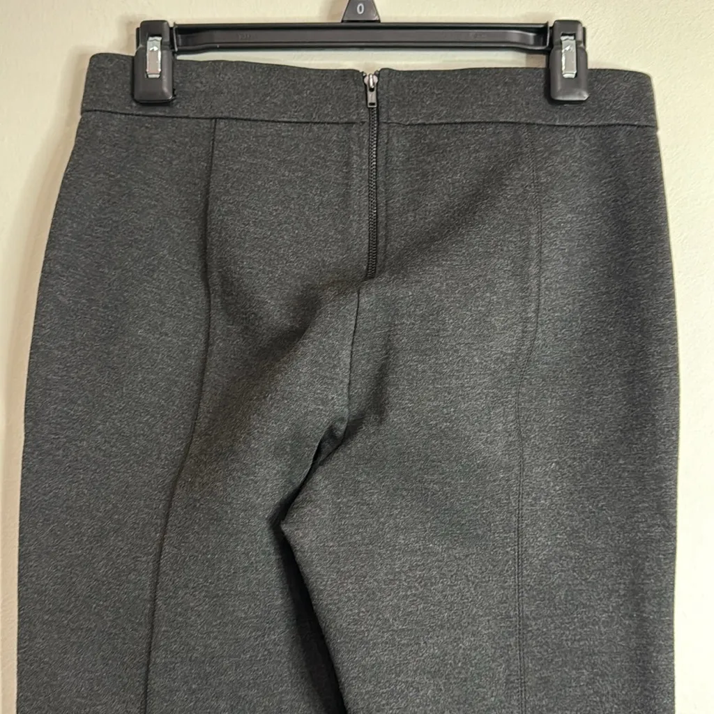 J Crew Any Day Pixie Pant Ponte Stretch Heather Gray Charcoal Slim size M - Image 5