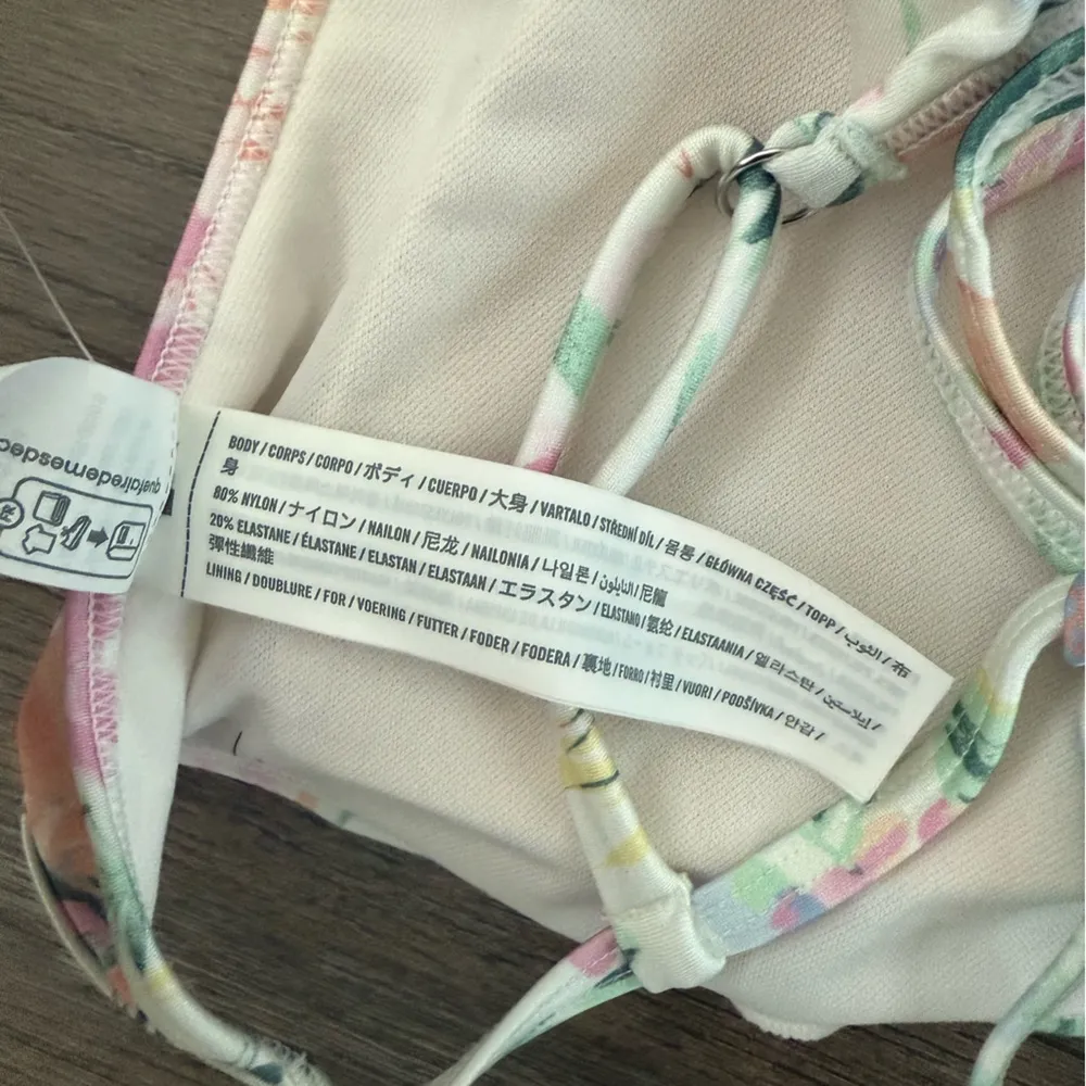 Abercrombie & Fitch x‎ Trevor Project Bikini Top SizeXXL Floral Ruffle Swim NWOT - Image 7