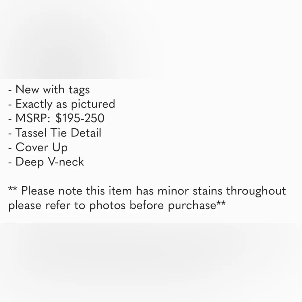 Gypsy 05 NWOT!  Deep V Caftan in Spa Blue & Sand - Image 11