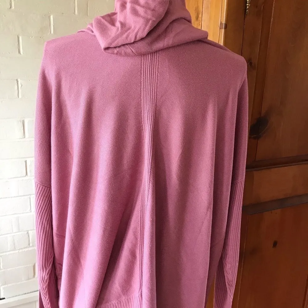 STITCHDROP tunic hoodie gathering front and back sweater size L Barbie c… Pink Size L - Image 4