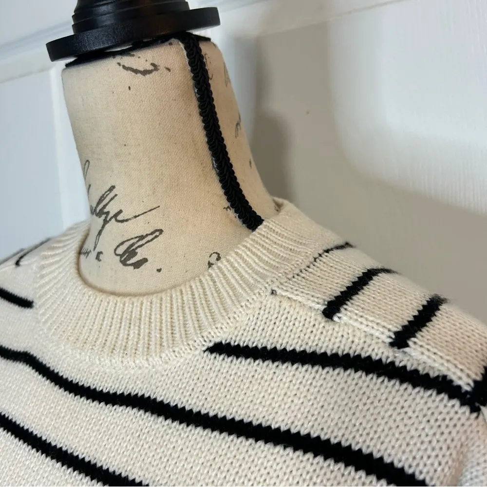 Tahari  Striped Cropped Sweater - Image 4