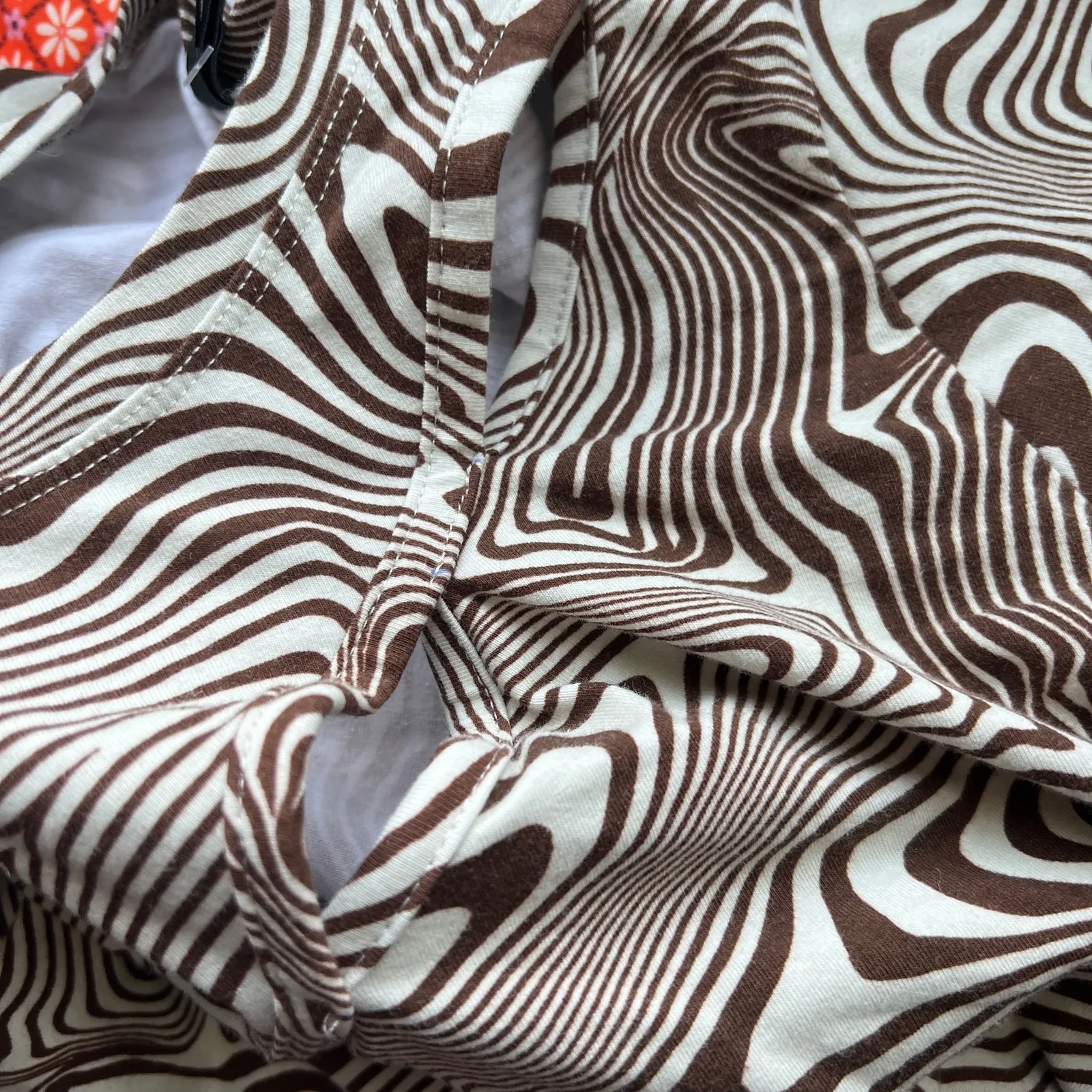 Wild Fable Women's Brown Swirl Long Sleeve BodyCon Dress - Size Small - NWT - Image 4