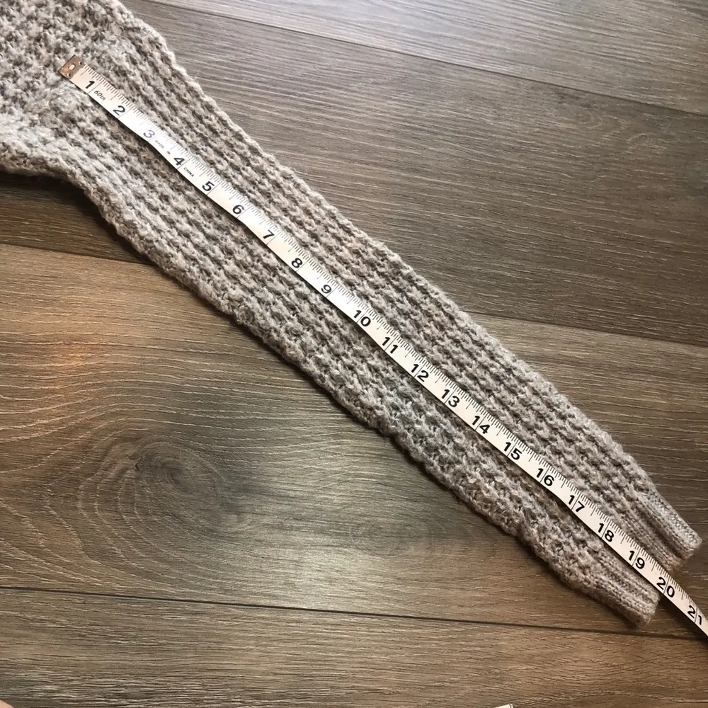 BCBGENERATION Heather Grey Knit Chunky Sweater Womens Size XS - Image 5