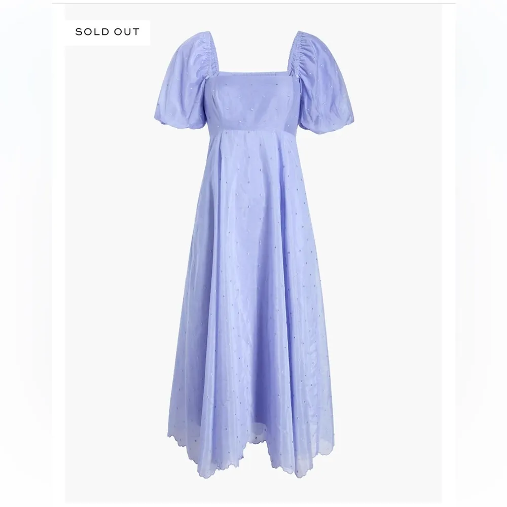 NEW Hill House The Matilda Dress in Hyacinth Organza Dot Size XS - Image 5