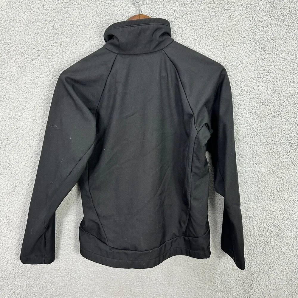 Columbia Jacket Women's S Black Softshell Full Zip Outdoor Hiking Trail Gorpcore - Image 6