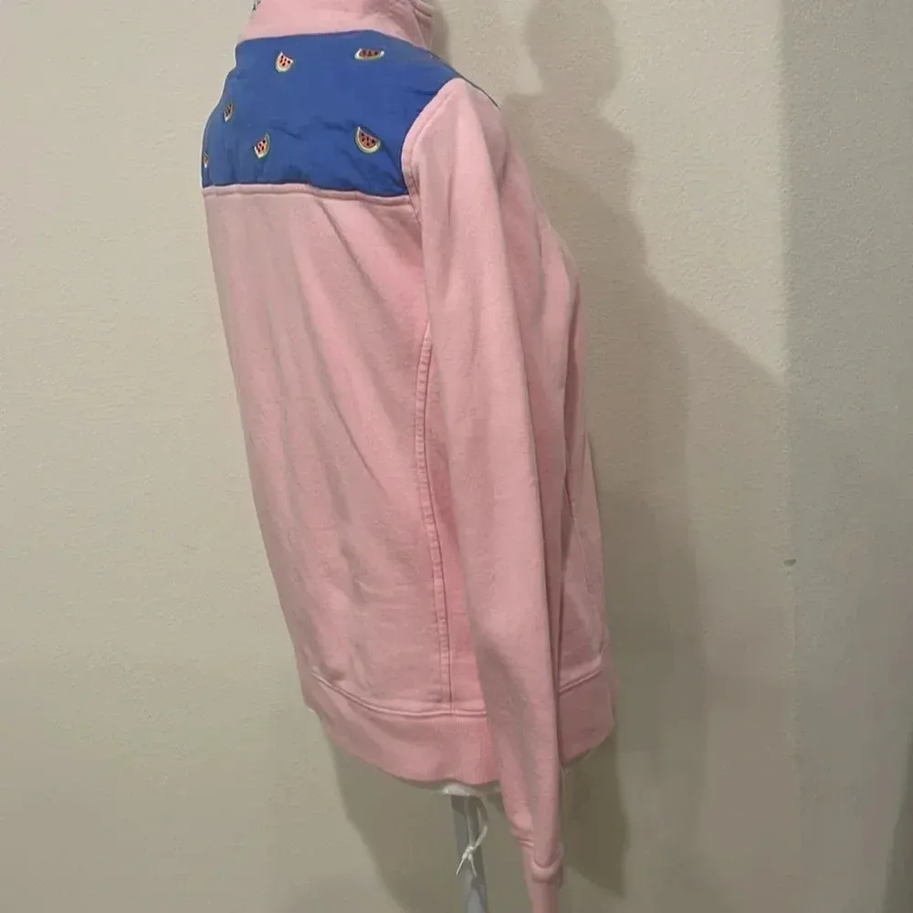 Vineyard vines light pink watermelon quarter zip - Image 12
