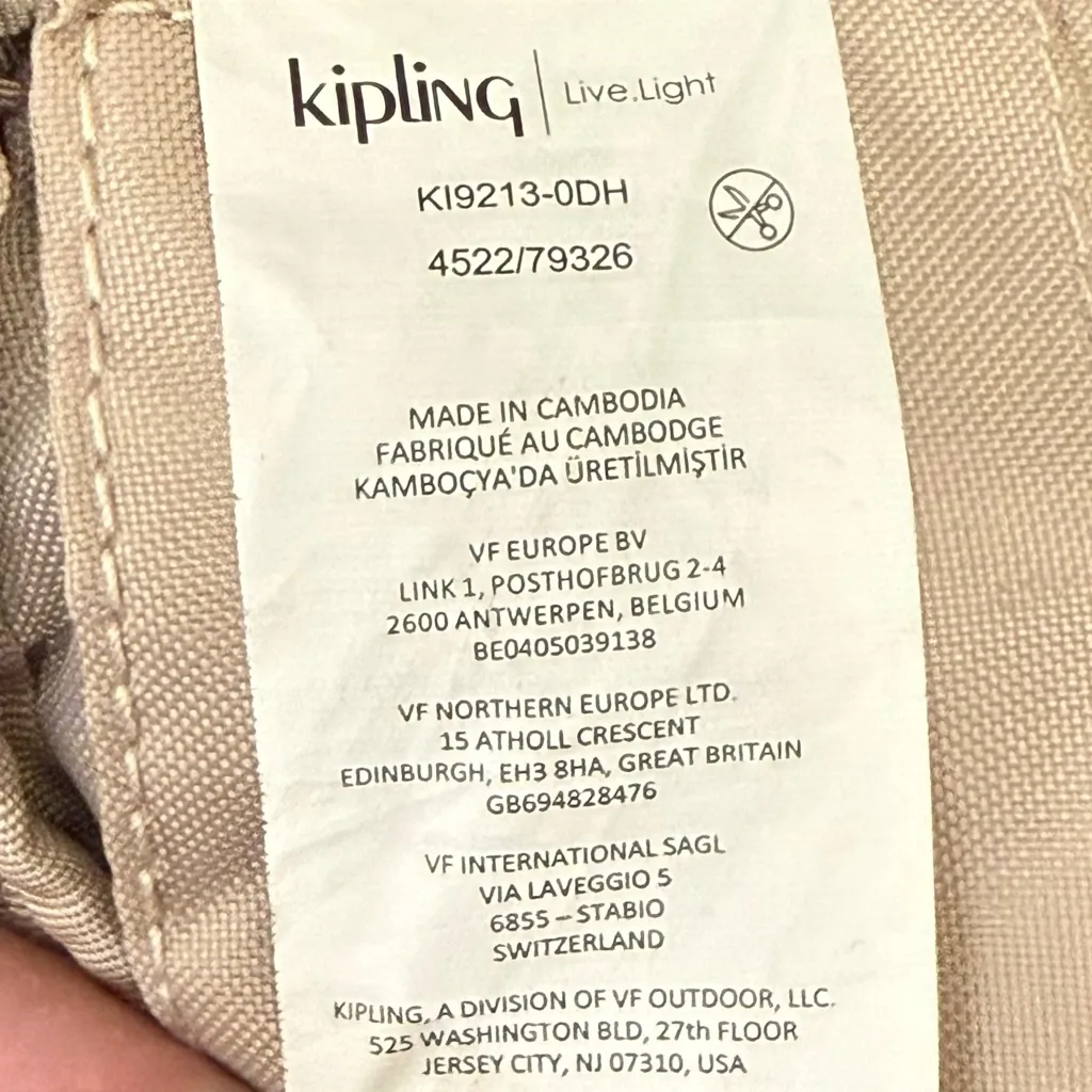 KIPLING KI9213 Emilia Black Pouch Convertible Wallet Crossbody Bag - Image 14