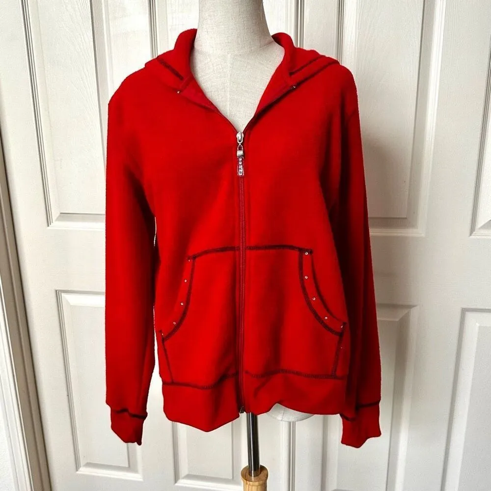 bolle red sweatshirt and black matching pants - Image 12