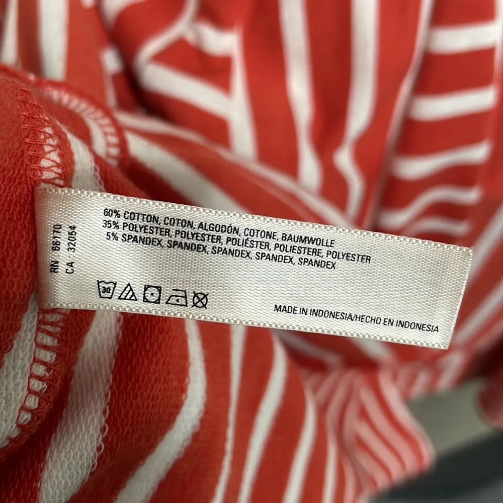 ANTHROPOLOGIE Saturday Sunday Coral & White striped dress - Image 9