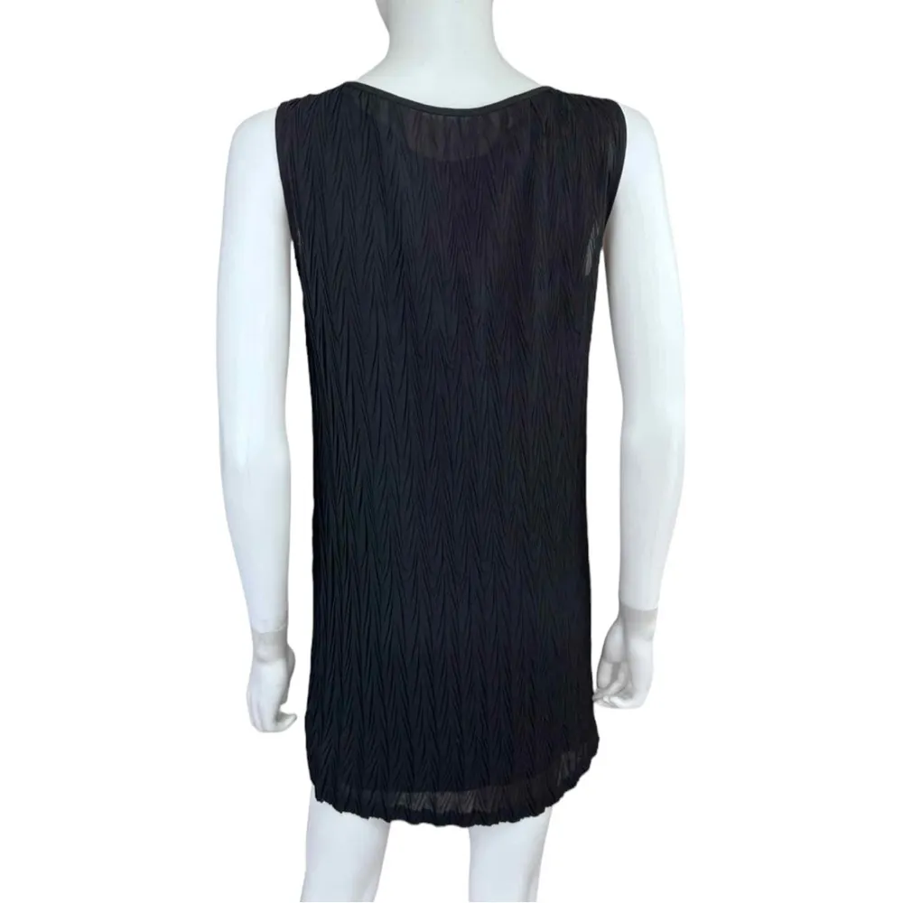 Vivienne Tam Black Textured Pattern Dress Size 1 - Image 3