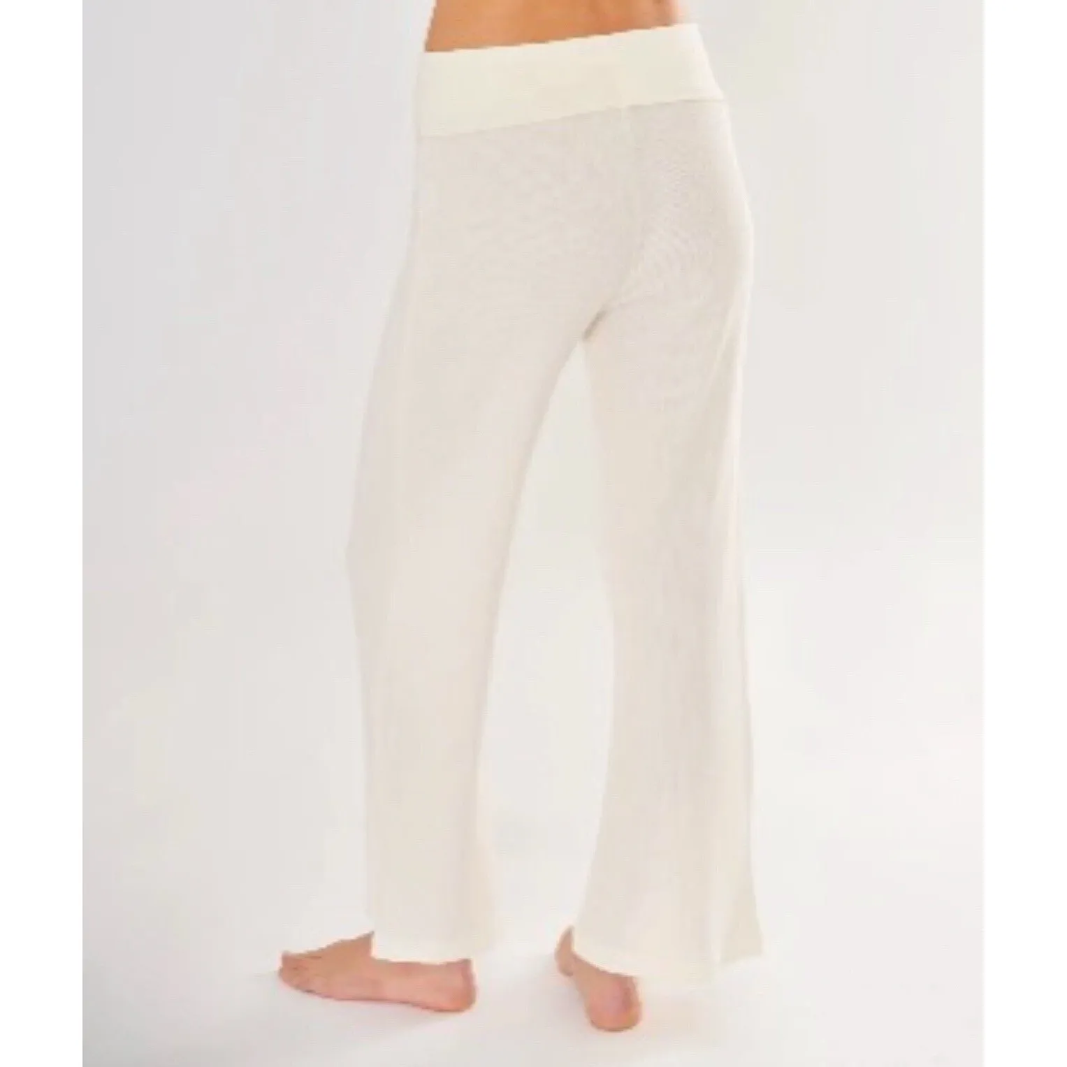 The Wheat Collection Women Winter‎ White Luxury Thermal Pants Sz L NEW MSRP $154 Size L - Image 3