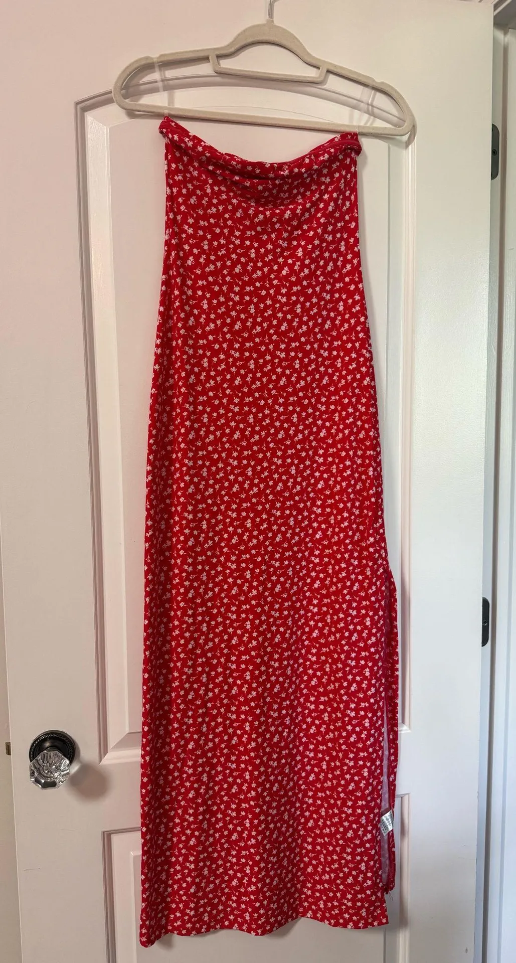 Strapless Red Dress - Image 2