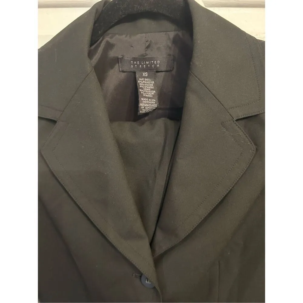 The limited black work suit size xs blazer and size 0 pants - Image 2