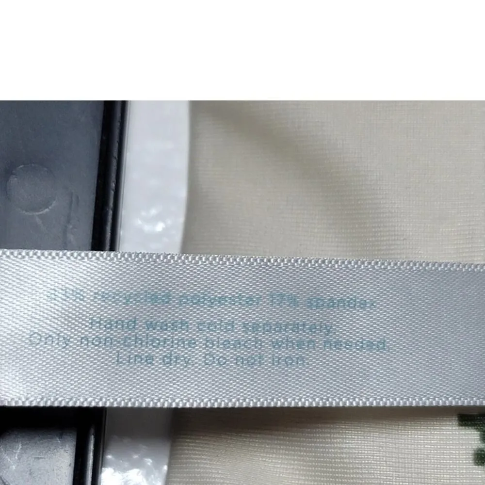 Lane Bryant Cacique Swim Balconette Bikini Top + Swim Brief Sugar Palms 44DD 26 - Image 9