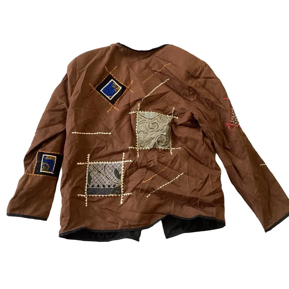 Vintage Allure Light Jacket Brown - Image 8