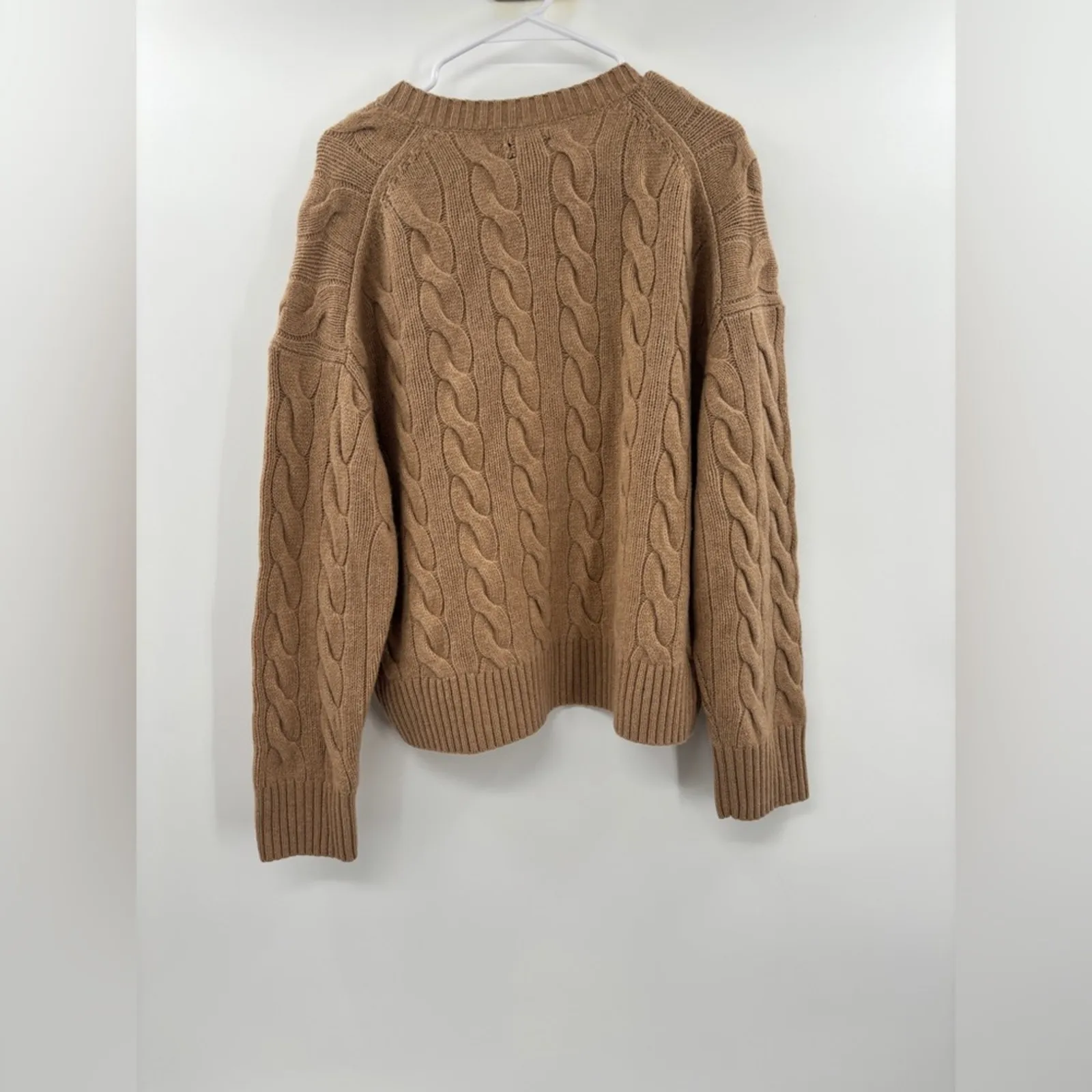 Polo Ralph Lauren Cable Wool-Blend V Neck Sweater - Image 6