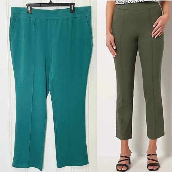 LOGO by Lori Goldstein Maggie Ankle Pants 564 - Image 2
