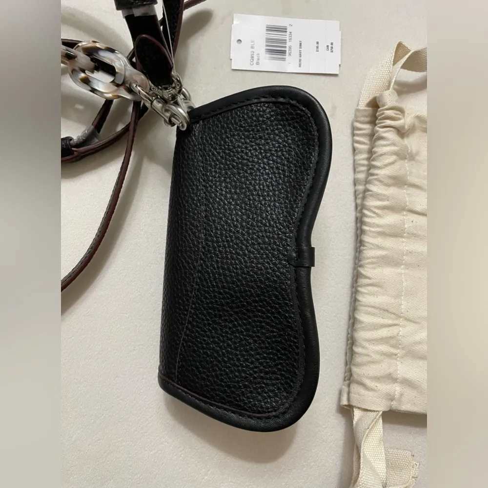 Coach NWT  Coachtopia Leather Micro Wavy Dinky Bag n Black - Image 9